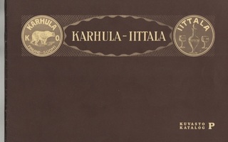 Karhula-Iittala, Kuvasto painetuista talouslaseista, np.1922