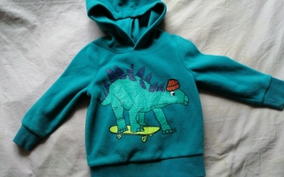 Dinosaurus fleece paita 98cm