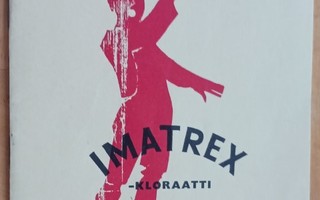 Imatrex-kloraatti, käyttöohjeita, Osakeyhtiö Savo 1957