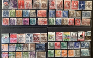 Tanska postimerkkejä 277kpl - erilaisia