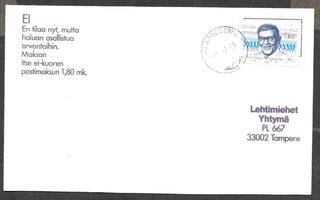 Postilähetys - Pihkala (LAPE 1033) Haapaluoma 1.2.1988