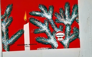 Paulig kahvi joulu lahjapaketti 1960-1970 Luvulta