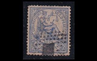 Espanja 137 o Allegoria 10 C (1874)