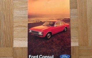 Postikortti Ford Consul 1973/1974. Esite