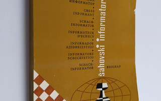Chess informant 88 : Sahovski informator ; Schachinformat...