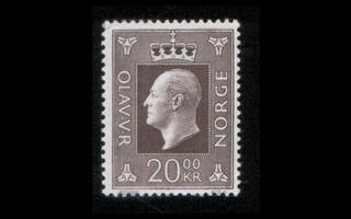 Norja 593 ** Olav V 20 kr (1969)