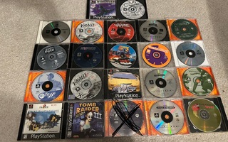 Ps1 pelipaketti (noin 20 kpl pelejä)