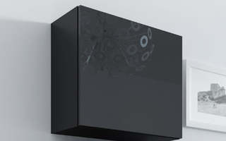 Cama Square cabinet VIGO 50/50/30 black/black gl
