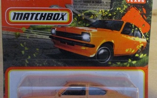 Opel Kadett C 1200 S Coupe 2 door Orange 1975 Matchbox 1:64