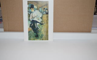 postikortti nainen tanssii