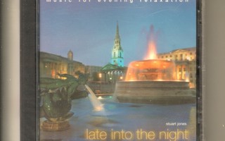 cd, Stuart Jones - Late into the night - UUSI / NEW [relaxat