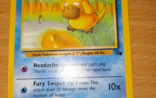Psyduck 53/62 Fossil set common card