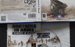 Ps2 Brothers in arms Earned in blood