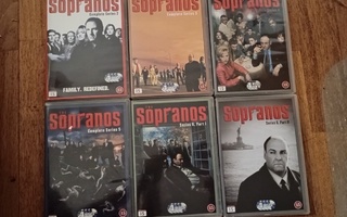 The Sopranos kaudet 1-6 DVD complete