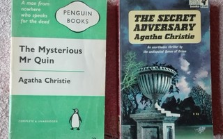Agatha Christie dekkarit englanniksi 1 Eur/kpl +t.k.