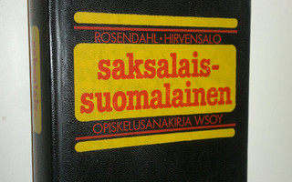 Axel Rosendahl : Saksalais-suomalainen opiskelusanakirja ...