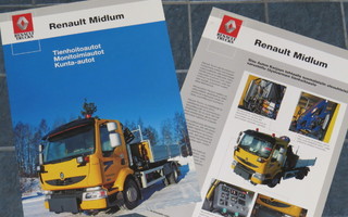 2009 Renault Midlum kunta kuorma-auto esite - suomalainen