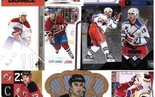 12 x SCOTT GOMEZ: Canadiens, Rangers, Devils
