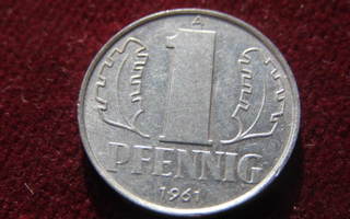 1 pfenning 1961A DDR