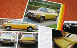 1974 Austin Allegro 1500 SDL esite - KUIN UUSI - suom