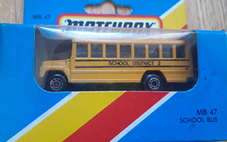 Matchbox 1981 School bus mint