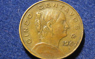 5 centavos 1966 Meksiko