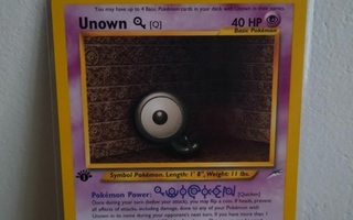 Unown Q First Edition Pokemon
