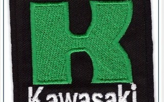 Kawasaki -kangasmerkki / haalarimerkki