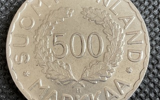 500 Markkaa 1952 Hopeaa