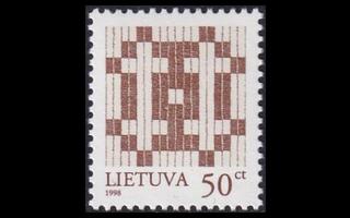 Liettua 648_II ** Käyttösarja kaksoisristi -98 (1997)