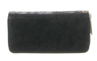 Black Double Zipper Clutch Bag