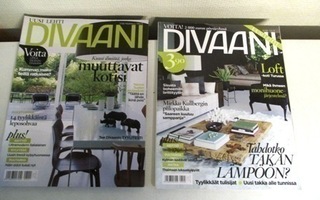 DIVAANI-lehtiä.  1,50€ kpl