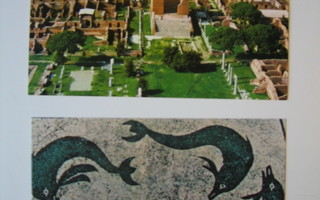 Ostia antica ja Spalato / Split aiheisia postikortteja 6 kpl