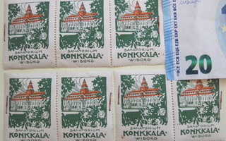 7 VANHAA Kirjeensulkijaa Parantola Konkkala Viipuri 1900-l