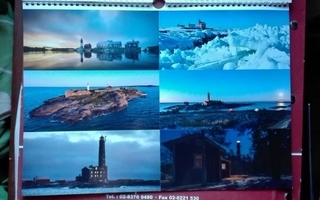 Majakat (Suomi) postikortit, 6 kpl (+kalenteri 2019)