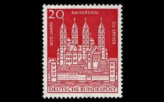 Saksa 366 ** Speyerin tuomiokirkko 900v (1961)