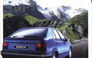 Renault 19 -esite, 1989