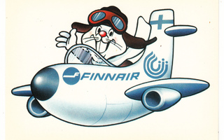 Finnair -Mainoskortit.
