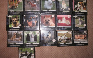 300 palan koira-aiheisia palapelejä (16 erilaista)