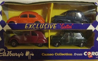 Corgi Cameo Collection Sixties pienet museoautot 4 kpl sarja
