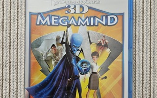 Megamind (Blu-ray 3D + Blu-ray) (uusi)