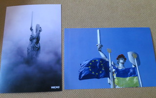 Ukraina: vapauden symboleja -postikorttipari