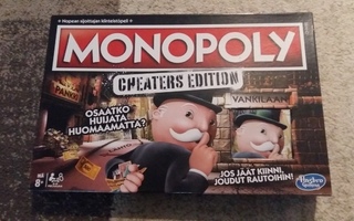 Monopoly Cheaters Edition - lautapeli, hyväkuntoinen