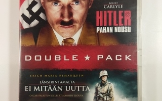 UUSI 2 DVD) Hitler - Pahan nousu & Länsirintamalta ei mitään