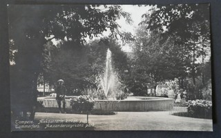 TAMPERE Aleksanterin kirkon puisto 1923
