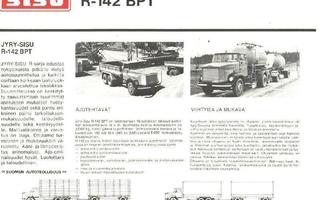 1975 Sisu Jyry-Sisu R-142 BPT 6x2 esite - KUIN UUSI - suom