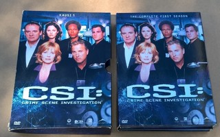 CSI KAUSI 1 6 X DVD LEVYN BOXI