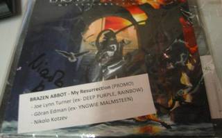 BRAZEN ABBOT - MY RESURRECTION PROMO CD KOLMELLA NIMMARILLA