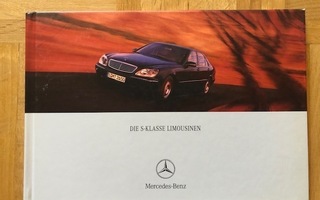 Esite Mercedes-Benz S-luokka W220, 2000. S 320 - S 600