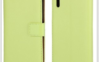 Sony Xperia XZ - Vihreä lompakkokuori & suojakalvo #23005